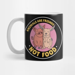 Animals Are Friends Not Food - Vegan Team Mug